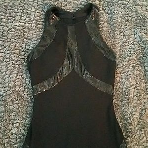 Stunning black with sequins evening gown